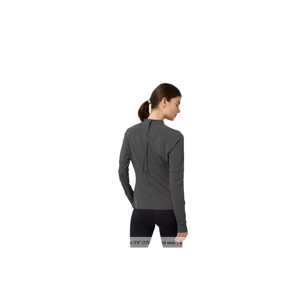 Lululemon Quickflash Pullover - Charcoal Gray Siz… - image 6